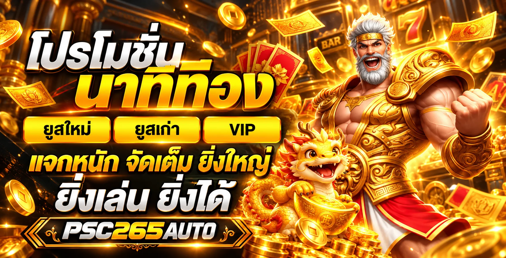 PSC265AUTO โปรโมชั่นสมาชิกใหม่ สมาชิกเก่า และ VIP